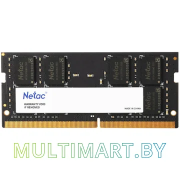 Оперативная память Netac Basic 8GB DDR4 SODIMM PC4-21300 (NTBSD4N26SP-08)